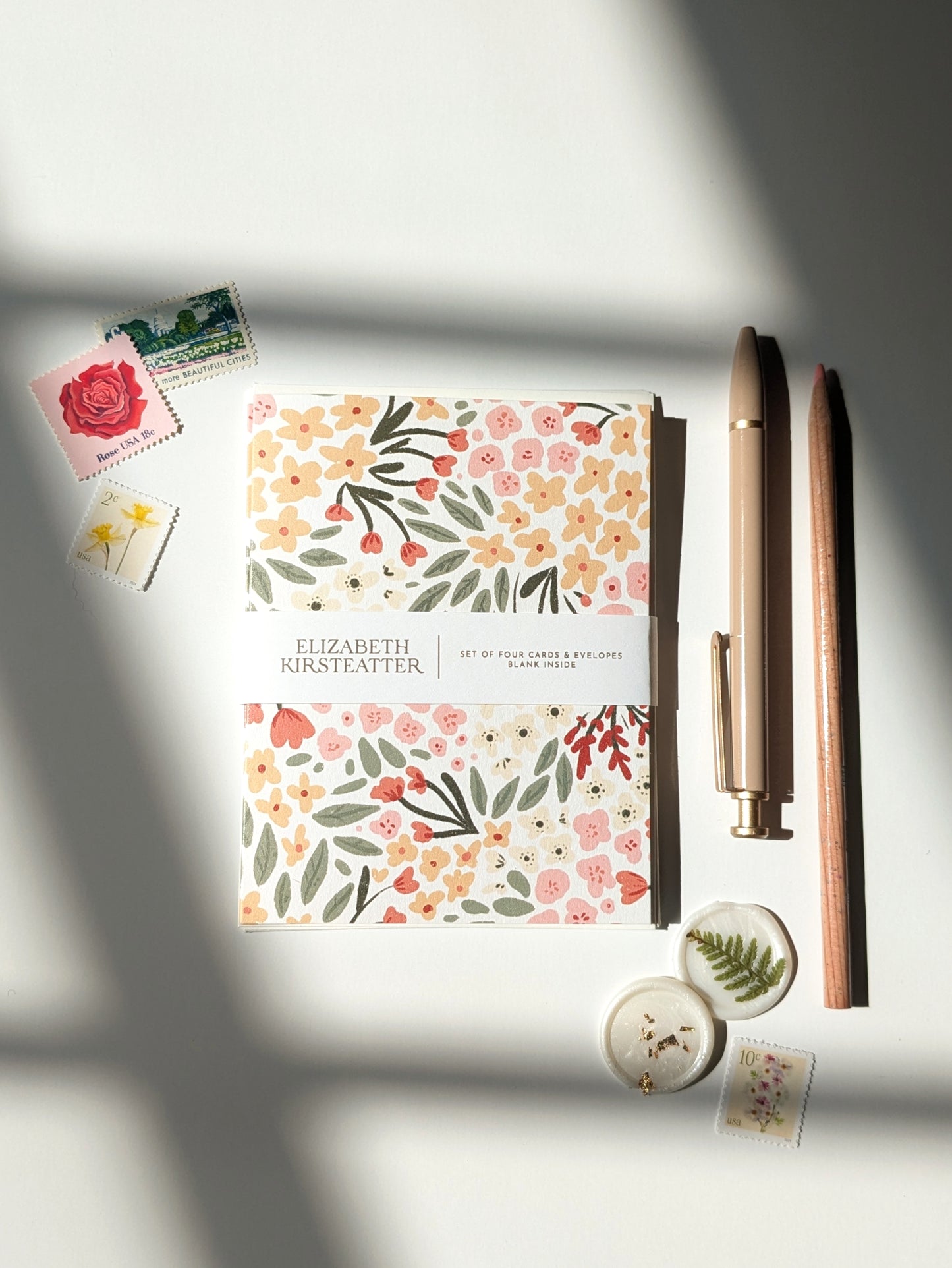 Flora Greeting Card | Four Pack of Notecards