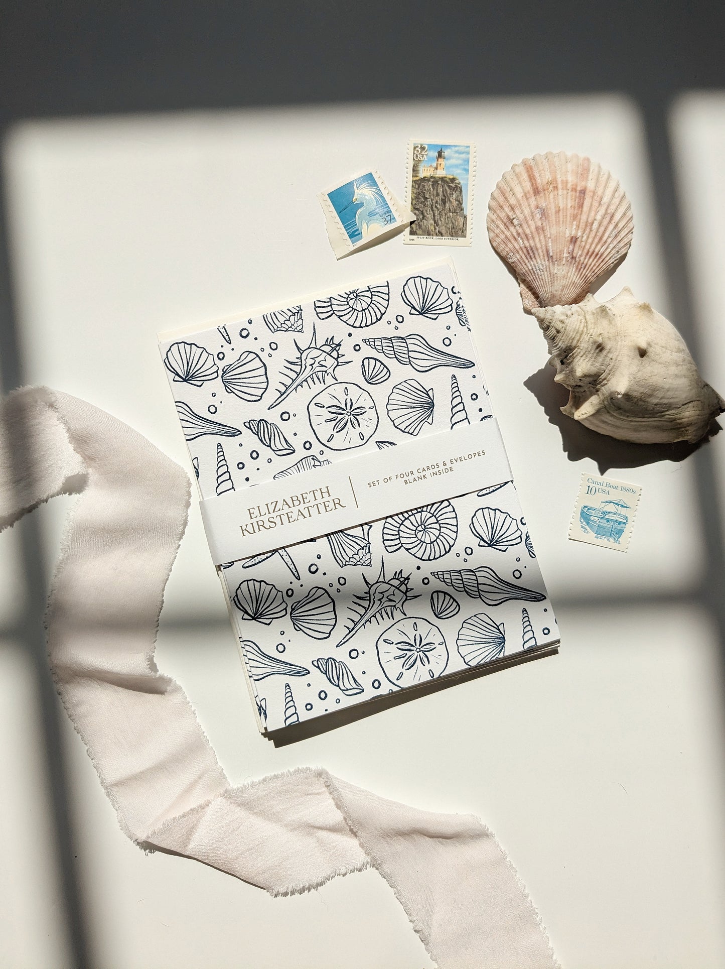 Sea Shells | Set of Four Notecards