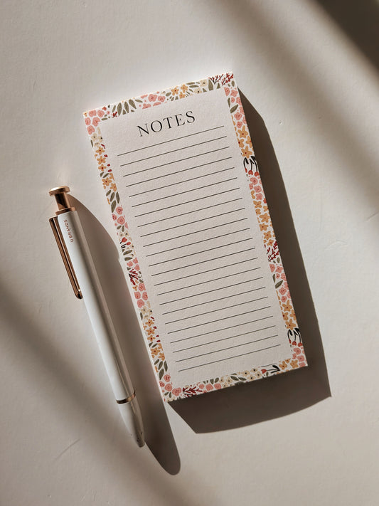 Flora "Notes" notepad