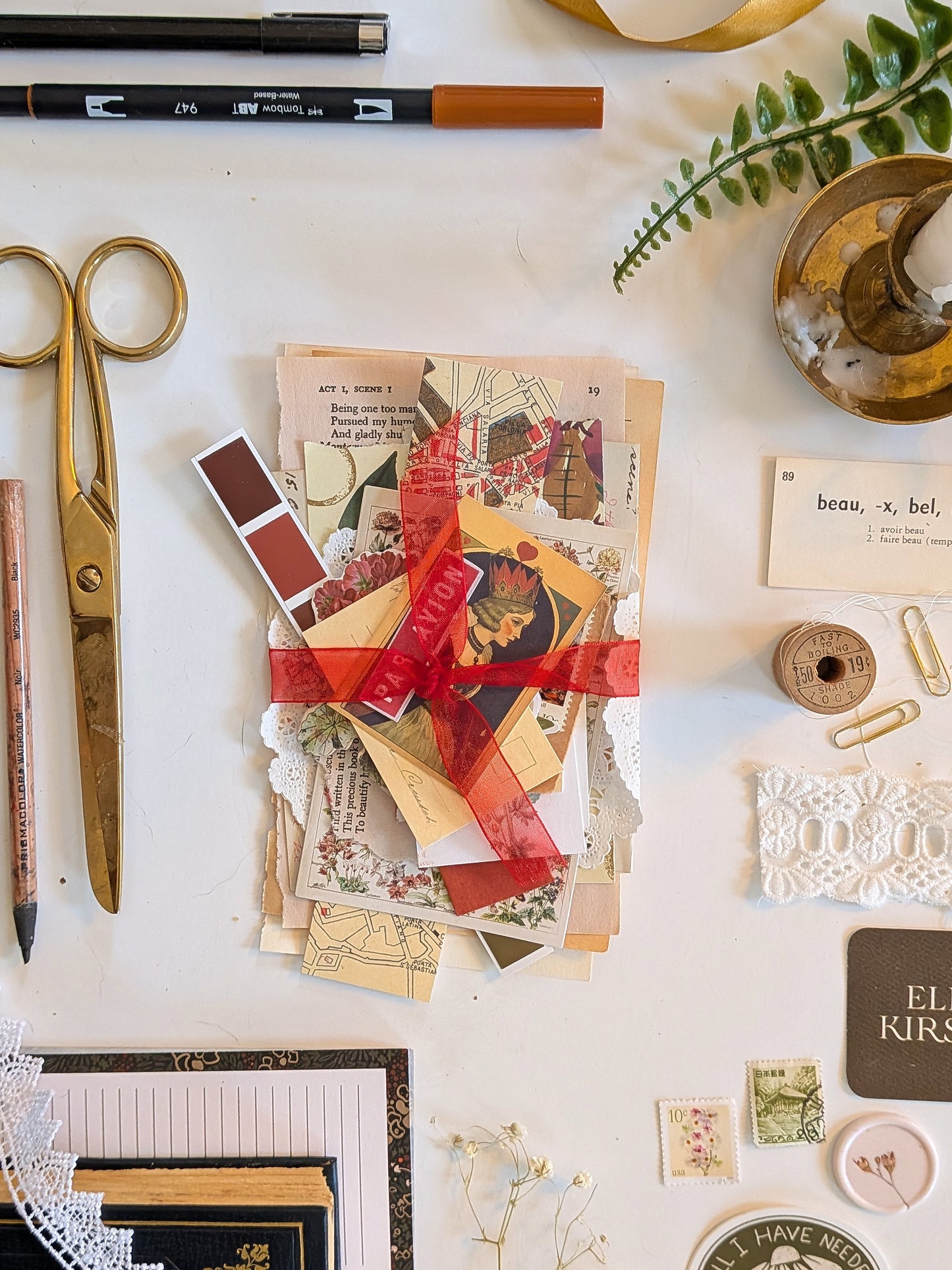 "Queen of Hearts" Ephemera Bundle