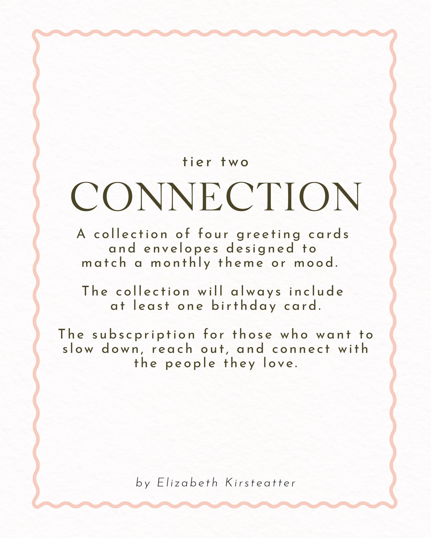 Connection - Happy Mail Card Subscription