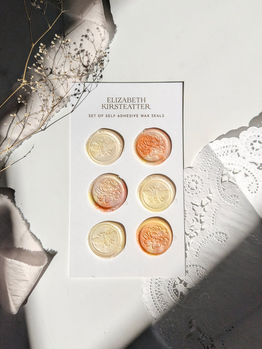 Peaches and Cream Wax Seal Set