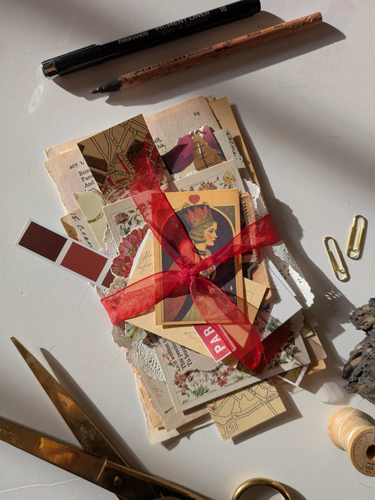 "Queen of Hearts" Ephemera Bundle