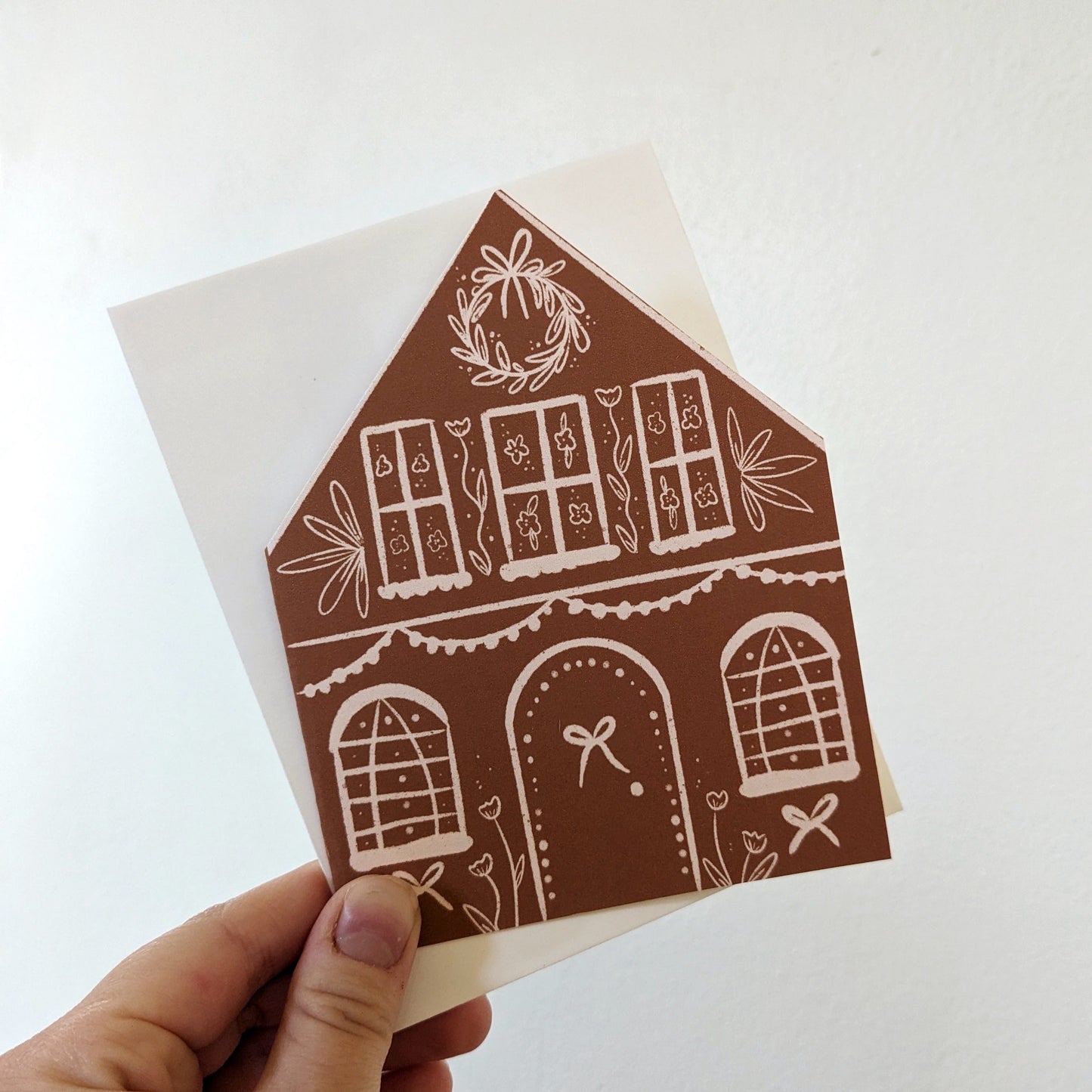 Gingerbread Houses | Set of Four Greeting Cards