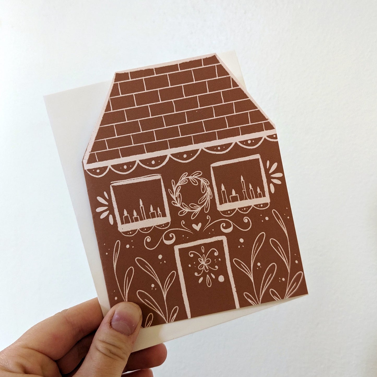 Gingerbread Houses | Set of Four Greeting Cards