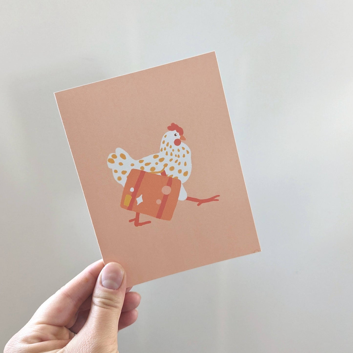 Vacationing Chickens | Variety Four Pack of Notecards