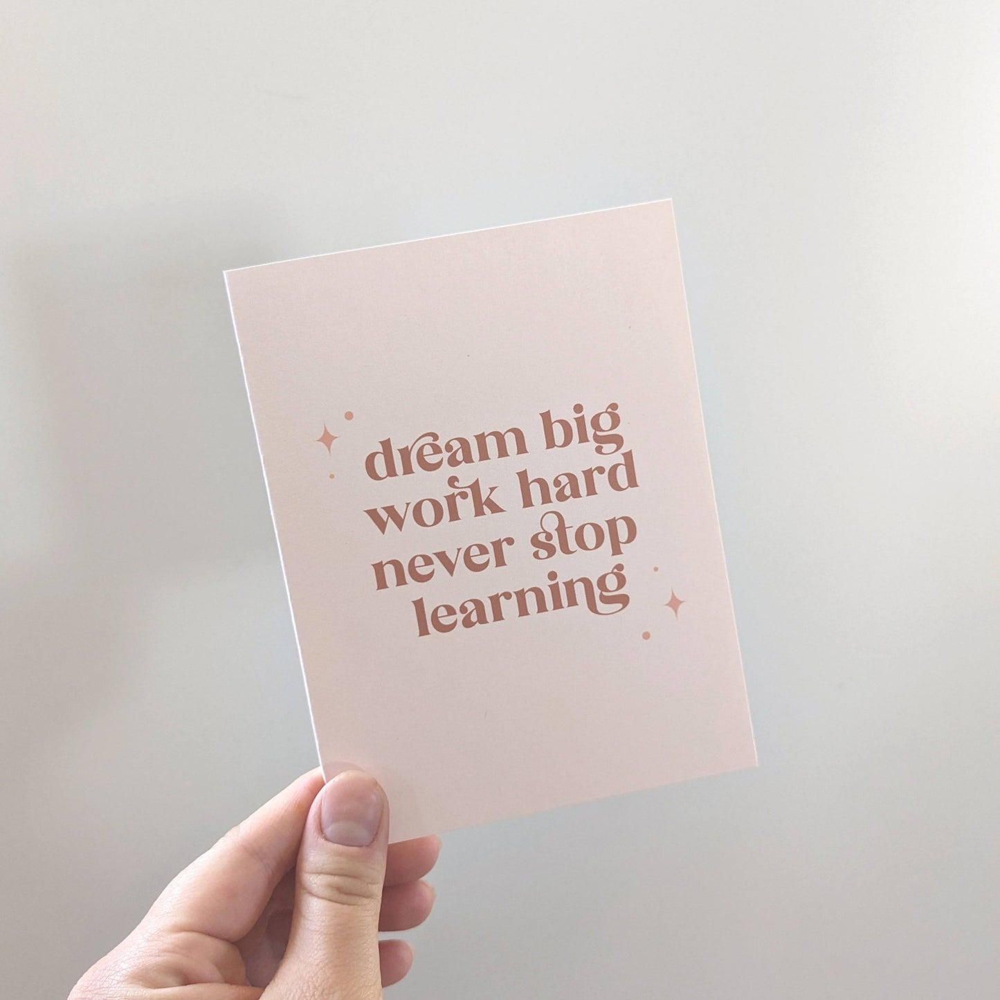 Dream Big | Single Greeting Card