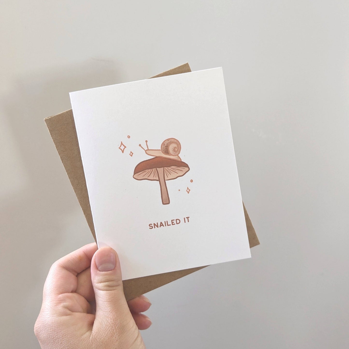 Snailed It | Single Greeting Card