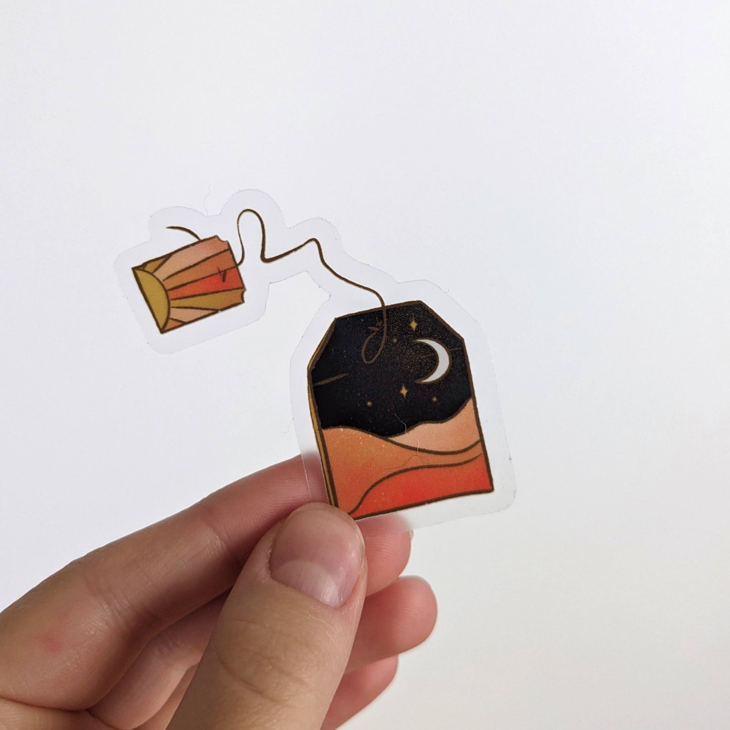 Desert Sky Tea Bag Vinyl Sticker