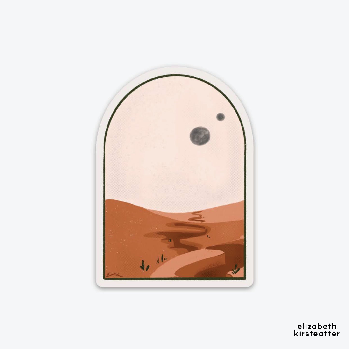 Desert Arch Vinyl Sticker