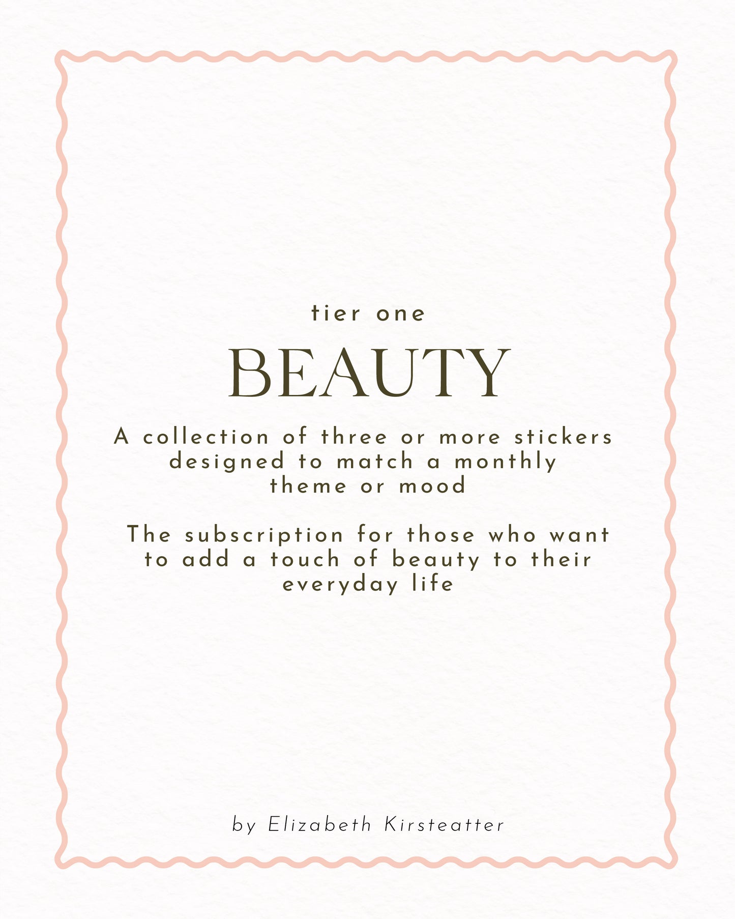 Beauty - Happy Mail Sticker Subscription